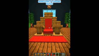 Minecraft Throne Build🔥🥵|| #shorts #viralshorts #minecraft #gaming #minecraftpe