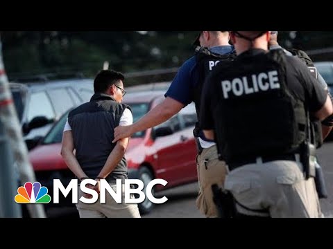 Children Left in Tears After Undocumented Workers Swept Up in ICE Raids - The Day That Was | MSNBC