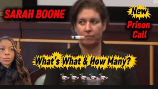❌ SARAH BOONE • What’s What and How Many Excuses this time?🥴 NEW JAIL CALL@the3rdRail_TrueCrime  ‼️