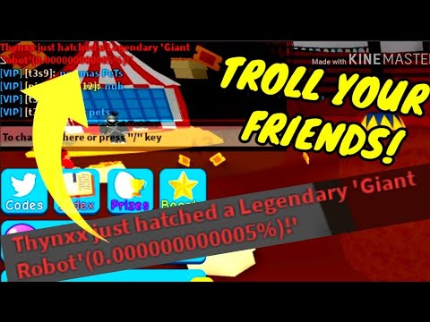 CARA troll TEMAN ANDA! PALSU RAHASIA menetas! BUBBLE GUM SIMULATOR