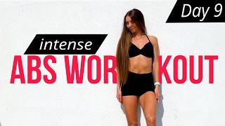 🔥10 MIN INTENSE ABS & DEEP ACTIVATION 🔥 | DAY 9: 10 DAY ABS MARATHON  🌸
