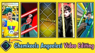 Chamkeela Angeelesi Dasara Song trending video editing in alightmotion in Telugu in mobile screenshot 4