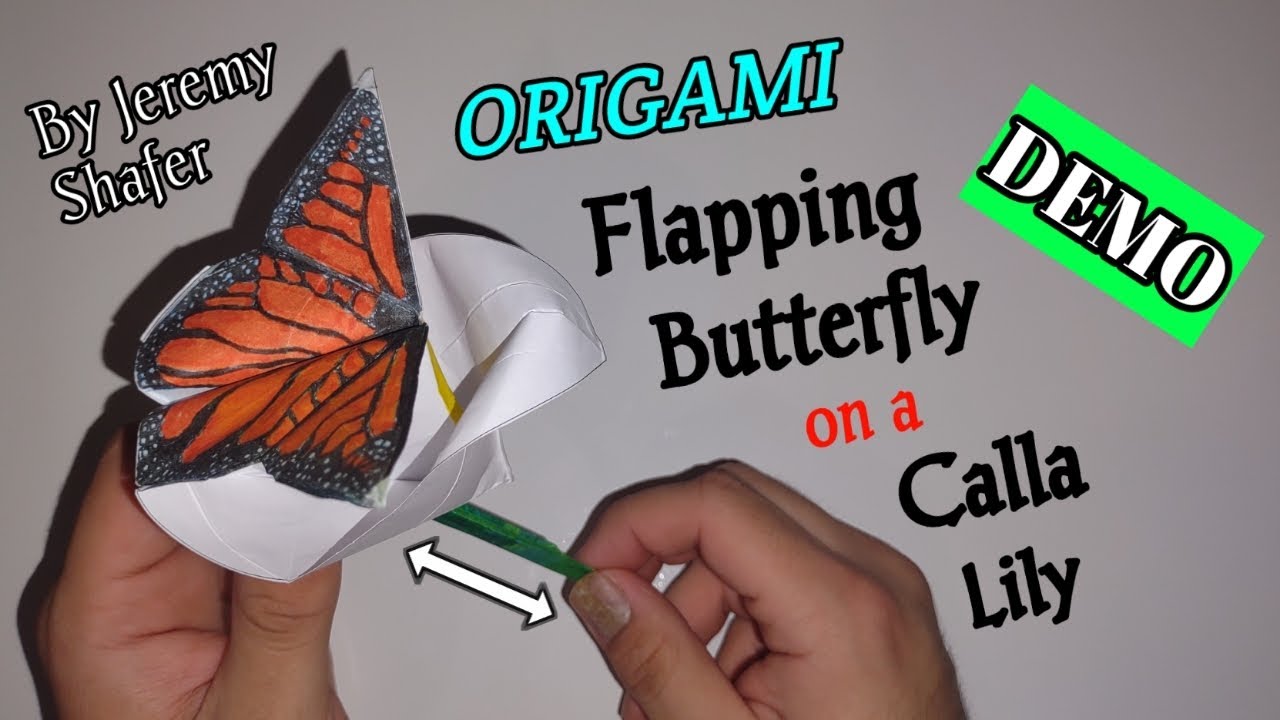 Flapping Butterfly on a Calla Lily By Jeremy Shafer (DEMO)