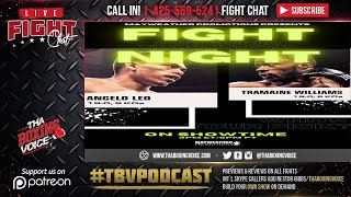 ☎️Tramaine Williams vs. Angelo Leo🔥 #PBConSHOWTIME Card❗️Live Fight Chat🥊