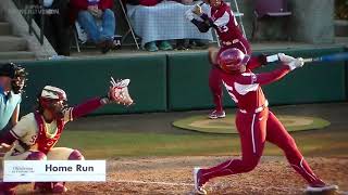 Oklahoma softball's Haley Lee hits home run vs. Florida State