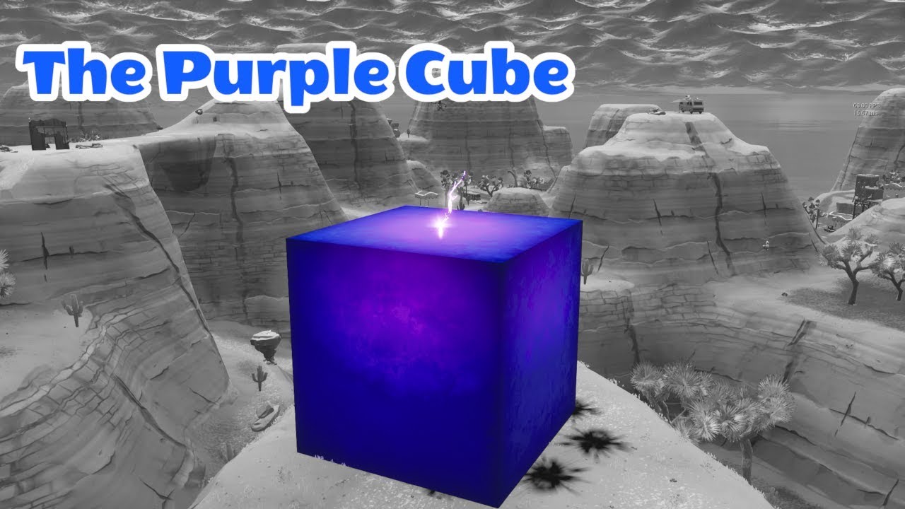 Fortnite Purple Cube - Season 5 Mystery