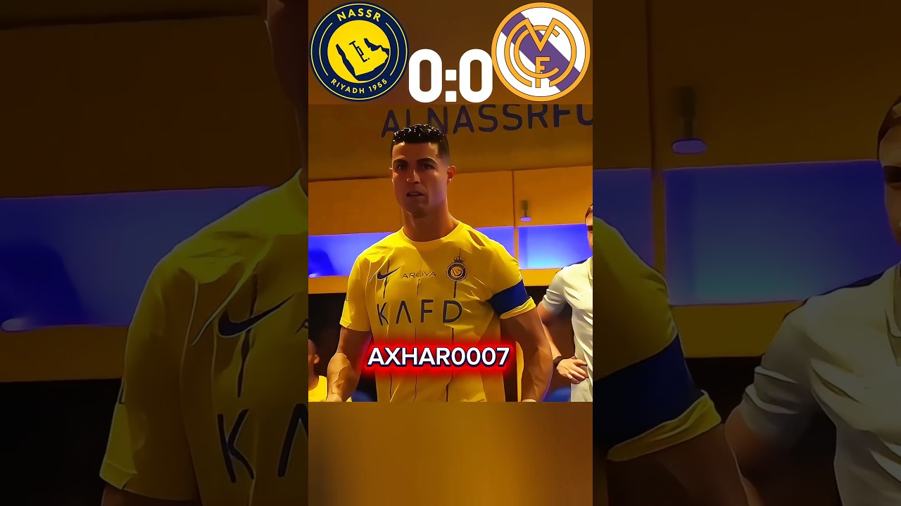 The Day Ronaldo Showed mbappe' &  real Madrid vs Al nassr🤯 | imaginary🥶 match 🔥 #football #ronaldo