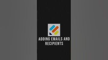 How to Add Emails and Recipients in Jotform