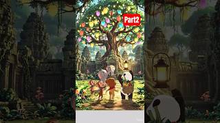 PART2 . the forest cartoons visit with in 5 seconds #cartoonadventure #3danimation #iguana
