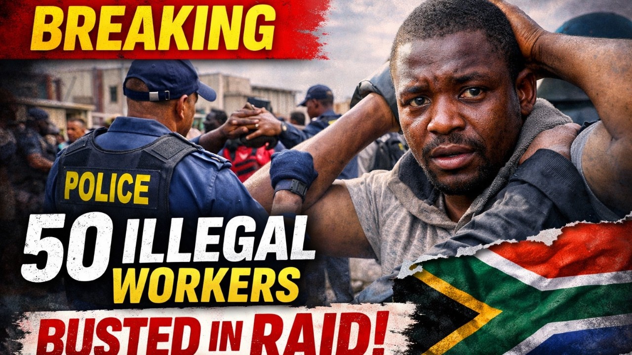 SHOCK RAID in Ekurhuleni: 50 ILLEGAL IMMIGRANT Workers Detained