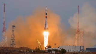 LIVE - Soyuz Rocket Launching Progress 68P After Rare Scrub Of ISS Resupply Ship