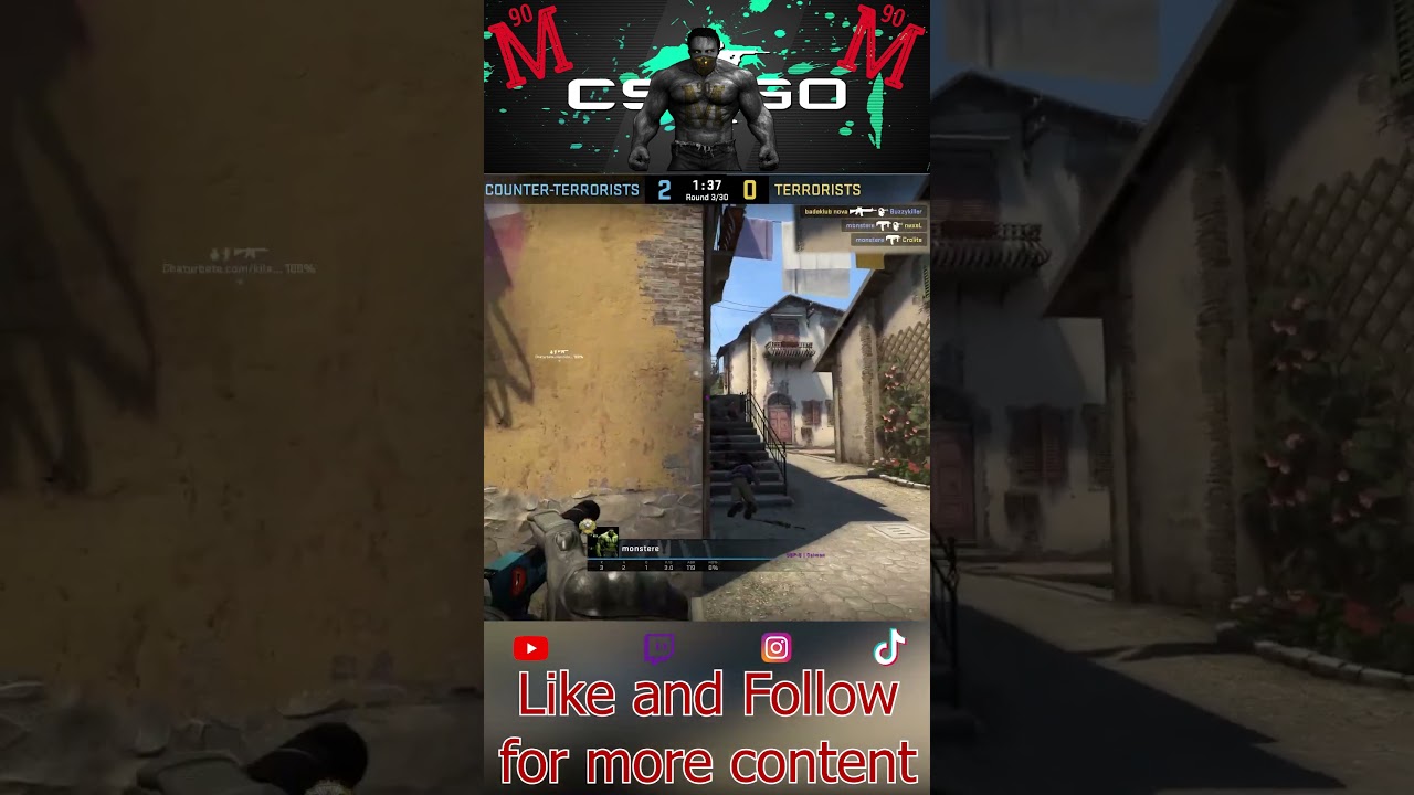 CSGO Clean 3K! Fast Kills, Sharp Aim