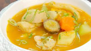 Ultimate Jamaican Saturday Soup Recipe - Thick, Rich & Comforting. Cooked by my daughter
