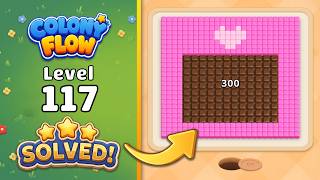Colony Flow! - Level 117 Walkthrough 🧩 | Solution & Gameplay (ABI GAMES) 🐜