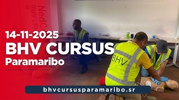 Aftermovie BHV Cursus Paramaribo 14-11-2025 | NedCert Experts