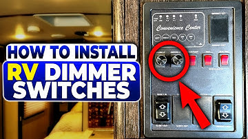 How to Install Dimmer Switches on Your RV Lights - Easy to Follow Installation Guide!