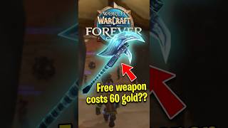 60  Gold for Whirlwind Axe in WoW Forever??? #worldofwarcraft #wowforever #gaming #warcraft #games