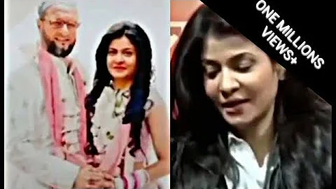 Asaduddin Owaisi with Anjana om kashyap | anjana Tik Tok Viral video | owaisi anjana viral video