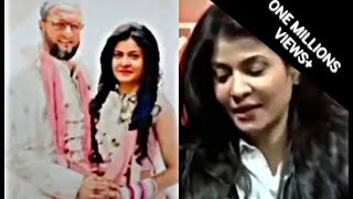 Asaduddin Owaisi With Anjana Om Kashyap Anjana Tik Tok Viral Video Owaisi Anjana Viral Video
