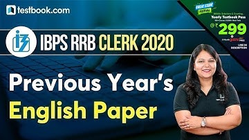 IBPS RRB Clerk Memory based Paper 2019 | English Questions from IBPS RRB Previous Year Paper