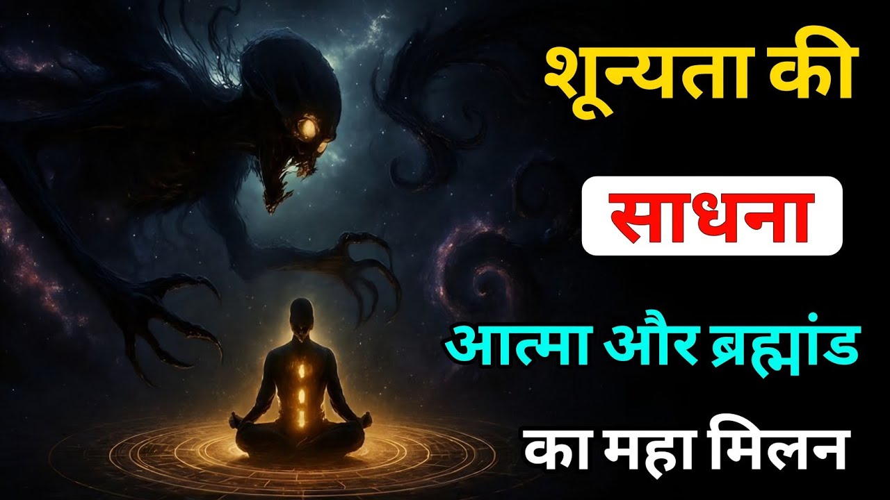 शून्यता की अंतिम साधनाः आत्मा और ब्रह्मांड का मिलन #meditation_dhyanyogsadhana