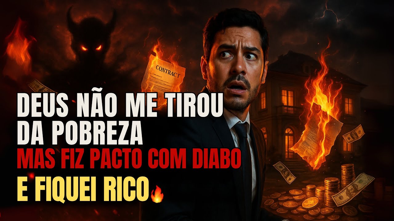 DEUS NÃO ME TIROU DA POBREZA, MAS FIZ UM PACTO COM O DIABO E FIQUEI RICO