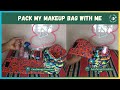 Never Lose Makeup Again |DIY Packing Tips | Pack With Me: Travel Makeup Bag DIY with Brush Organizer