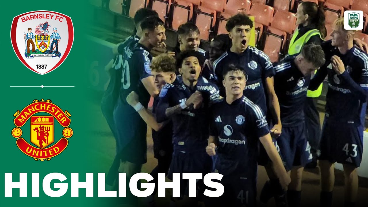 Barnsley vs Manchester United | What a Comeback | Highlights | EFL ...