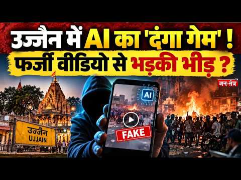 Ujjain में AI का 'दंगा गेम'! फर्जी VIDEO से भड़की भीड़ ? | Ujjain AI Video Viral | BJP