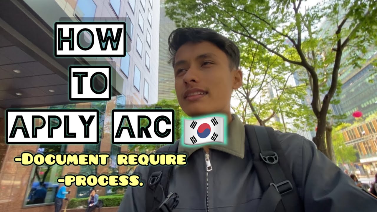 Process of applying for ARC card in South korea 🇰🇷|| document require for arc and guidance
