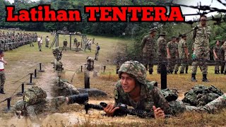 Latihan parajurit tentera darat