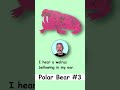 Part-3 "Polar Bear, Polar Bear, What Do You Hear?" #SHORTS - しろくまくん なにがきこえる？ - ブライアン先生の英語絵本読み聞かせ