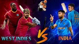 INDIA VS WEST INDIES CRICKET MATCH LIVE IN REAL CRICKET 24 GAMEPLAY #17