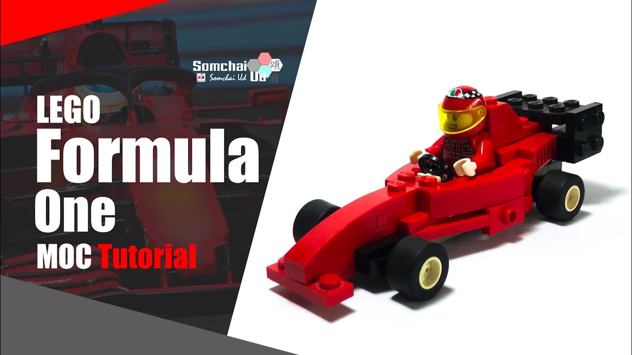 LEGO Formula 1 chibi MOC Tutorial | Somchai Ud