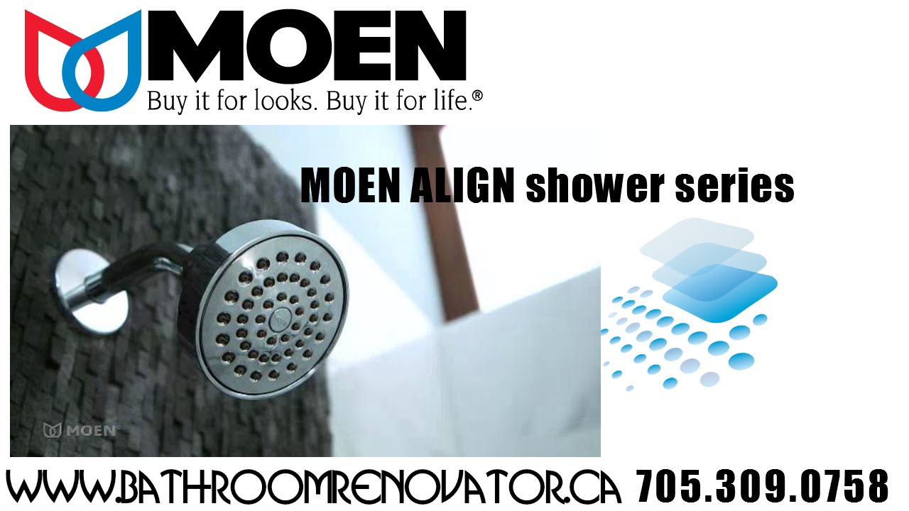 MOEN Align chrome moentrol® tub/shower, the Bathroom Renovator Barrie Ontario.