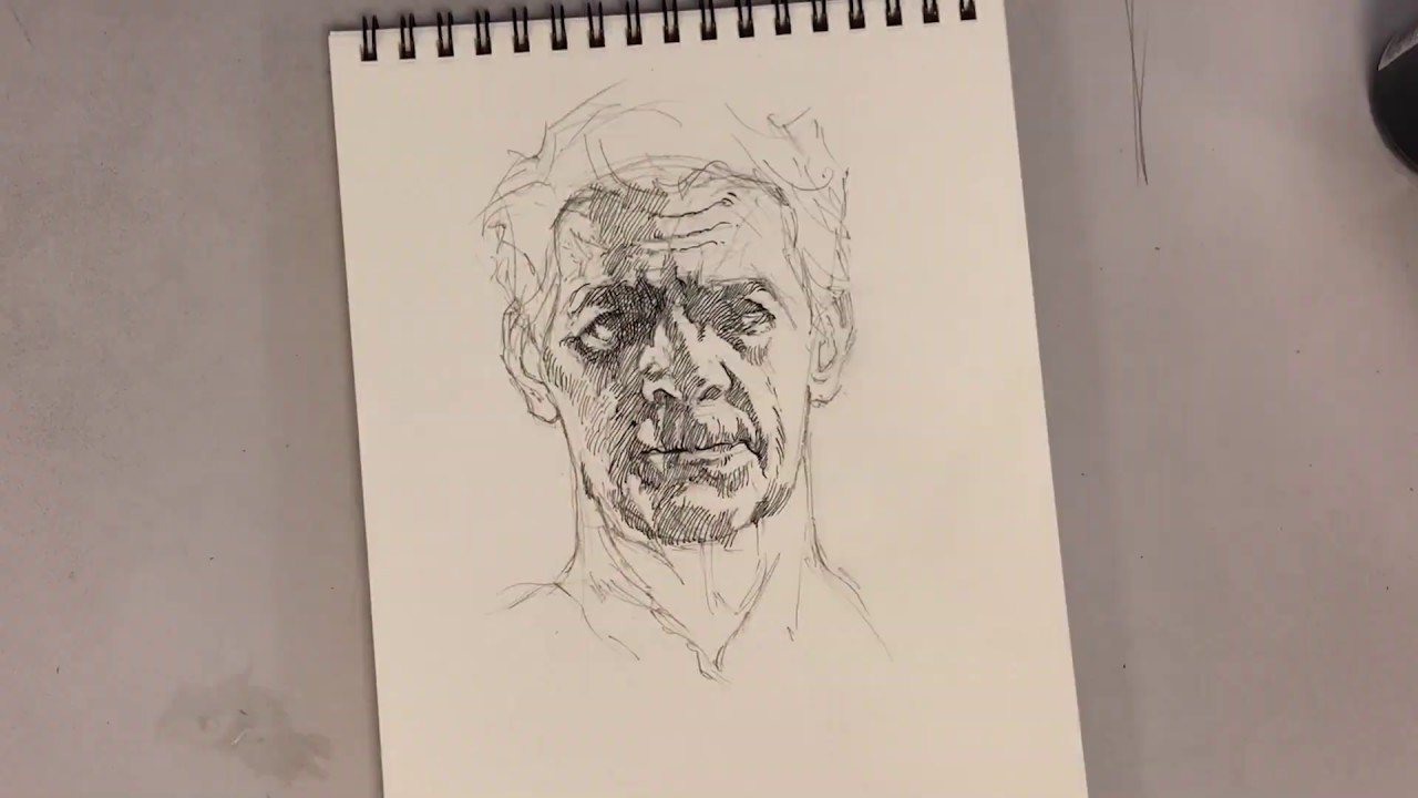 Pen and Ink Speed Drawing