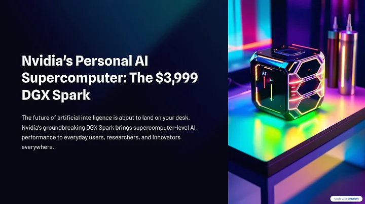Nvidia's Personal AI Supercomputer: The $3,999 DGX Spark