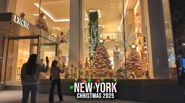 NYC Christmas Walk 2025 ✨ 5th Avenue Holiday Decorations to Rockefeller Center Christmas Tree 2025
