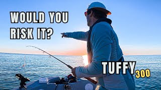 Tiny boat BIG ADVENTURE would you risk it? PolyCraft TUFFY  #tinyboat #fishing