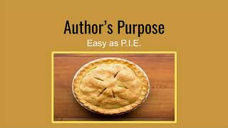 Author's Purpose Mini Lesson
