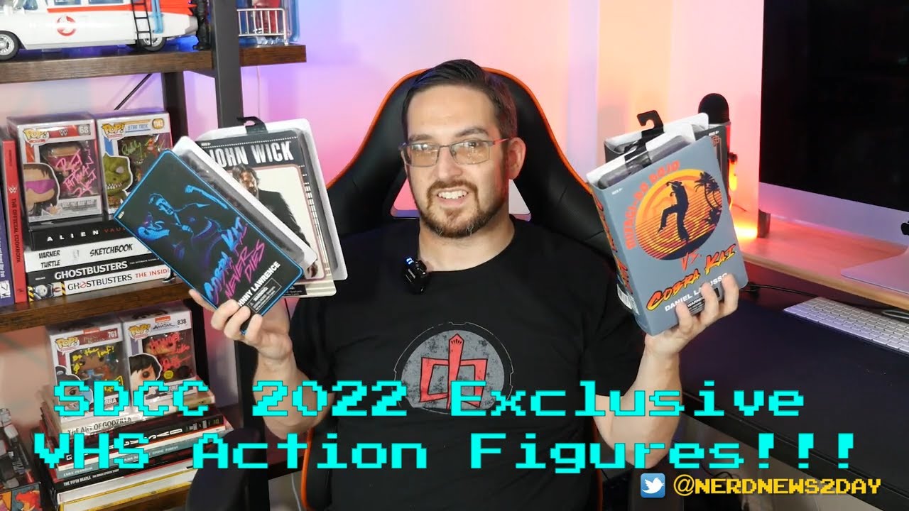 SDCC 2022 VHS Action Figures from Diamond Select Review