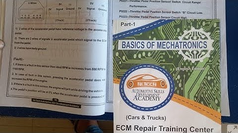 Basics of mechatronics#sensors and wiring checking book#DTC codes details#car wiring repairing book#