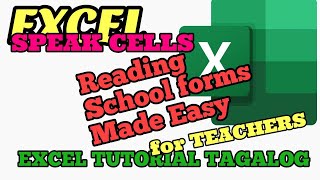 Celebrity How to use Excel Speak Cells - Excel Tagalog Tutorial Net Worth