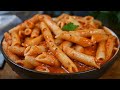 سهلة ولذيذة جدا مكرونة الباستا بصلصة الطماطم وجبن الفيتا Easy And Delicious Pasta Recipe 