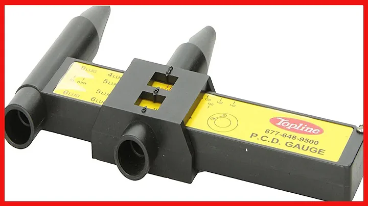 Great product -  Topline Products Wheel & Stud Bolt Pattern Gauge | 4 5 6 8 Lug | PCD Ruler  Sliding