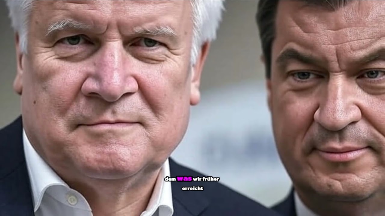 Seehofer rechnet ab – Söder, CSU und das Gefühl vom politischen Ende!