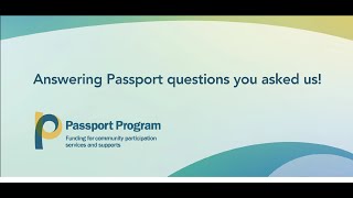 Answering Passport questions you asked us!