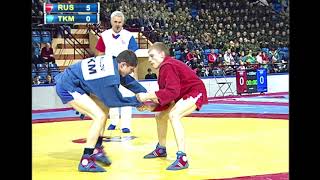 Kubarkov (RUS) - Ismailov (TKM). Международный турнир по самбо на призы Президента Беларуси 2018