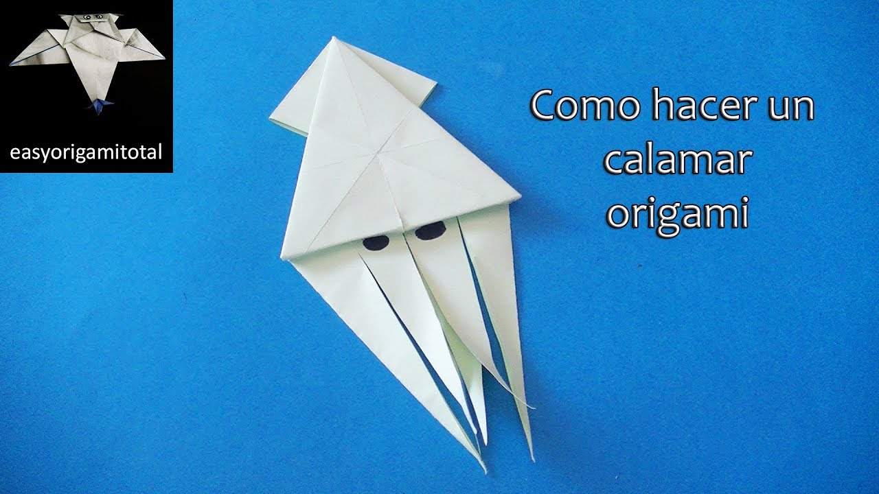 Como Se Hace Un Calamar Origami Youtube