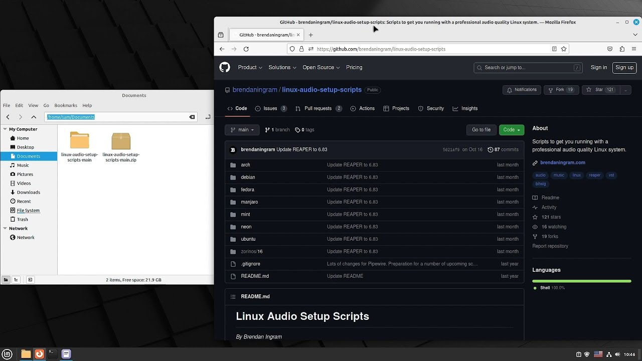 Install Tux Pro Pro Audio in Linux Mint 21 - YouTube